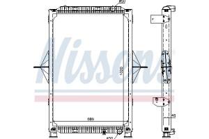 Nissens Ψυγείο, Ψύξη Κινητήρα - 63778A