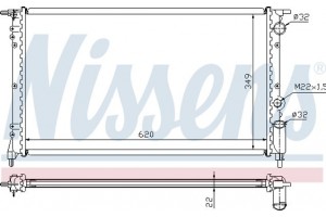 Nissens Ψυγείο, Ψύξη Κινητήρα - 63918