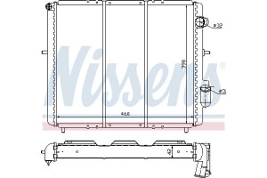 Nissens Ψυγείο, Ψύξη Κινητήρα - 639461