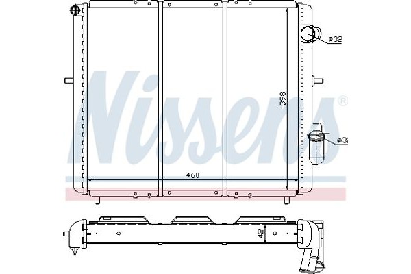 Nissens Ψυγείο, Ψύξη Κινητήρα - 639461