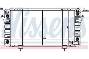 Nissens Ψυγείο, Ψύξη Κινητήρα - 64029