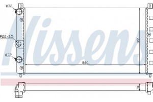 Nissens Ψυγείο, Ψύξη Κινητήρα - 64065