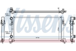 Nissens Ψυγείο, Ψύξη Κινητήρα - 64106