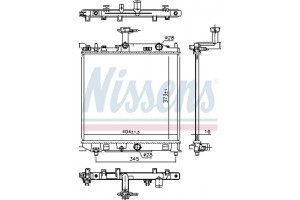 Nissens Ψυγείο, Ψύξη Κινητήρα - 641777