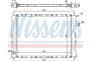 Nissens Ψυγείο, Ψύξη Κινητήρα - 642111