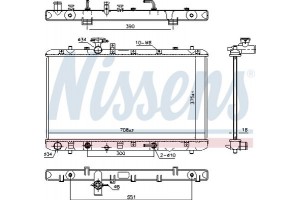 Nissens Ψυγείο, Ψύξη Κινητήρα - 64255