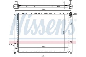 Nissens Ψυγείο, Ψύξη Κινητήρα - 64307A