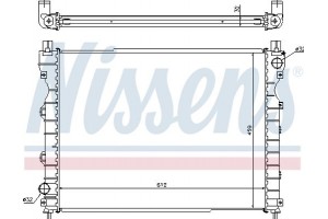 Nissens Ψυγείο, Ψύξη Κινητήρα - 64310A