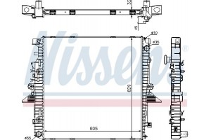 Nissens Ψυγείο, Ψύξη Κινητήρα - 64320A