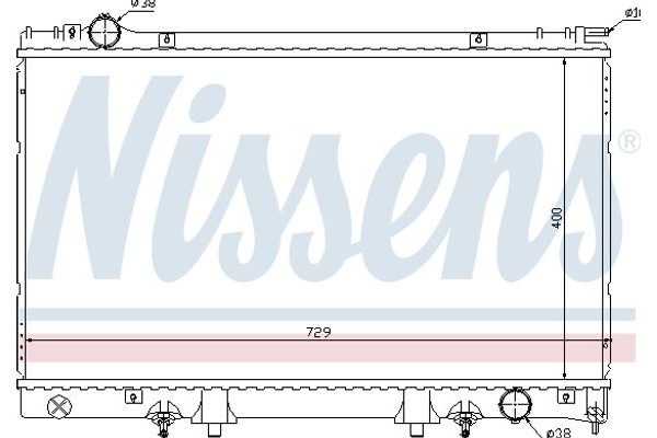 Nissens Ψυγείο, Ψύξη Κινητήρα - 645951