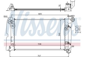 Nissens Ψυγείο, Ψύξη Κινητήρα - 646321