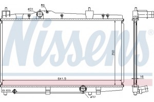 Nissens Ψυγείο, Ψύξη Κινητήρα - 64655A