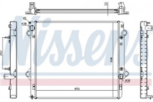 Nissens Ψυγείο, Ψύξη Κινητήρα - 646804