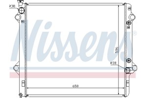Nissens Ψυγείο, Ψύξη Κινητήρα - 646806