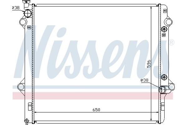 Nissens Ψυγείο, Ψύξη Κινητήρα - 646806