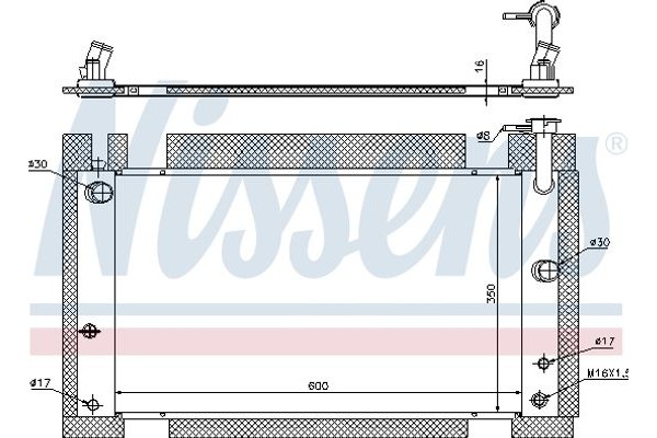 Nissens Ψυγείο, Ψύξη Κινητήρα - 646809