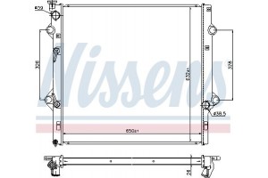 Nissens Ψυγείο, Ψύξη Κινητήρα - 646818