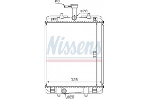 Nissens Ψυγείο, Ψύξη Κινητήρα - 64685