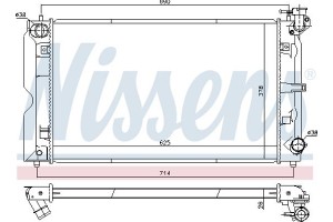 Nissens Ψυγείο, Ψύξη Κινητήρα - 646857