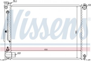 Nissens Ψυγείο, Ψύξη Κινητήρα - 646866