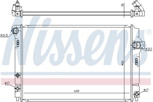 Nissens Ψυγείο, Ψύξη Κινητήρα - 646873