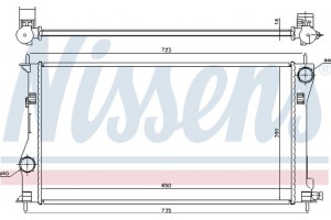Nissens Ψυγείο, Ψύξη Κινητήρα - 646878