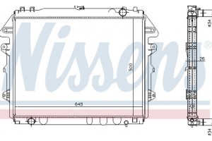 Nissens Ψυγείο, Ψύξη Κινητήρα - 646884