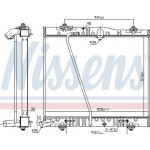 Nissens Ψυγείο, Ψύξη Κινητήρα - 646885
