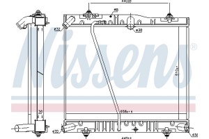 Nissens Ψυγείο, Ψύξη Κινητήρα - 646893