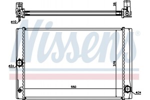 Nissens Ψυγείο, Ψύξη Κινητήρα - 64691