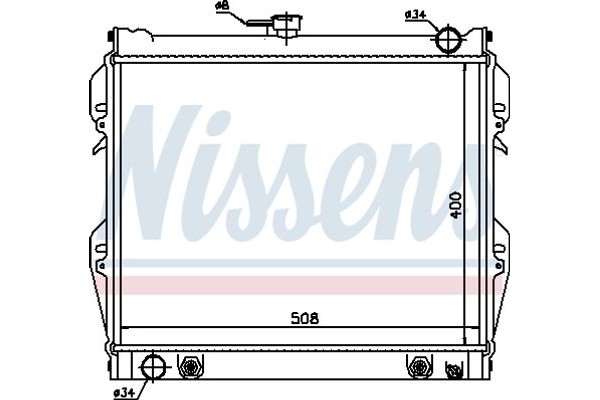 Nissens Ψυγείο, Ψύξη Κινητήρα - 64728