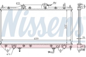 Nissens Ψυγείο, Ψύξη Κινητήρα - 64782A