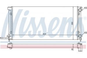 Nissens Ψυγείο, Ψύξη Κινητήρα - 651611