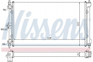 Nissens Ψυγείο, Ψύξη Κινητήρα - 651731