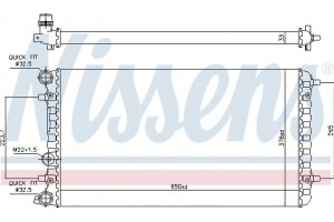 Nissens Ψυγείο, Ψύξη Κινητήρα - 65228