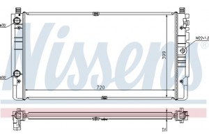 Nissens Ψυγείο, Ψύξη Κινητήρα - 65238A