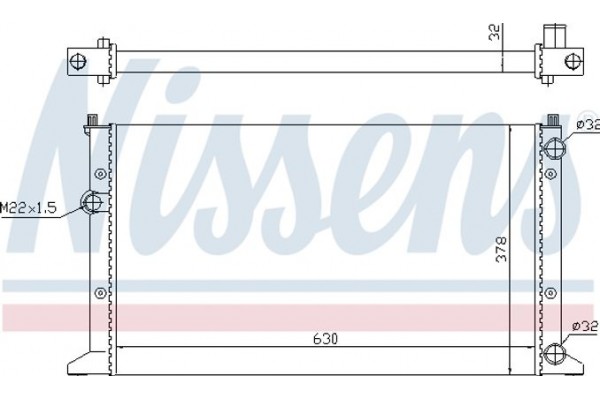 Nissens Ψυγείο, Ψύξη Κινητήρα - 65266