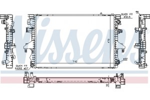 Nissens Ψυγείο, Ψύξη Κινητήρα - 65283A