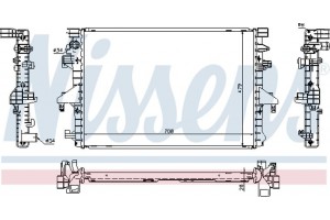 Nissens Ψυγείο, Ψύξη Κινητήρα - 65285
