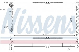 Nissens Ψυγείο, Ψύξη Κινητήρα - 65290