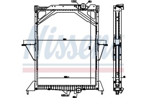 Nissens Ψυγείο, Ψύξη Κινητήρα - 65466A