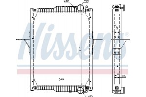 Nissens Ψυγείο, Ψύξη Κινητήρα - 65475