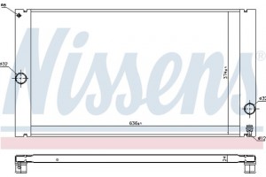 Nissens Ψυγείο, Ψύξη Κινητήρα - 65614