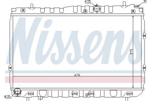 Nissens Ψυγείο, Ψύξη Κινητήρα - 66681