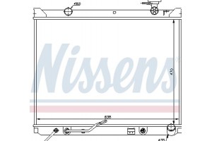 Nissens Ψυγείο, Ψύξη Κινητήρα - 66682