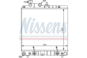 Nissens Ψυγείο, Ψύξη Κινητήρα - 67016A