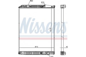 Nissens Ψυγείο, Ψύξη Κινητήρα - 671650