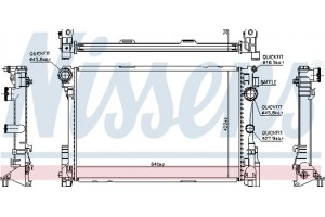 Nissens Ψυγείο, Ψύξη Κινητήρα - 67167