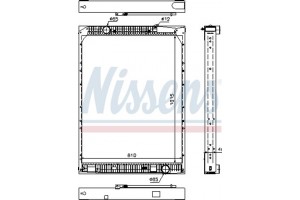 Nissens Ψυγείο, Ψύξη Κινητήρα - 67169