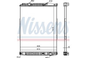Nissens Ψυγείο, Ψύξη Κινητήρα - 671690